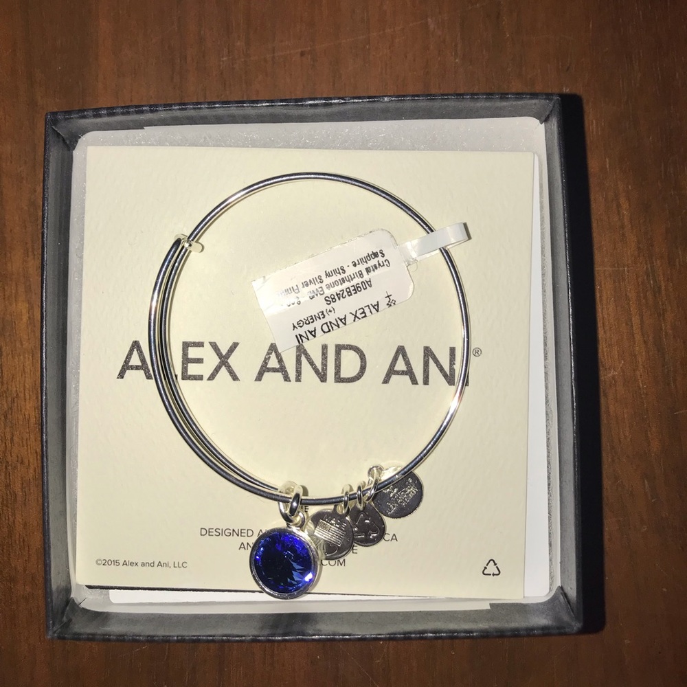 Alex and Ani Sapphire Bracelet
